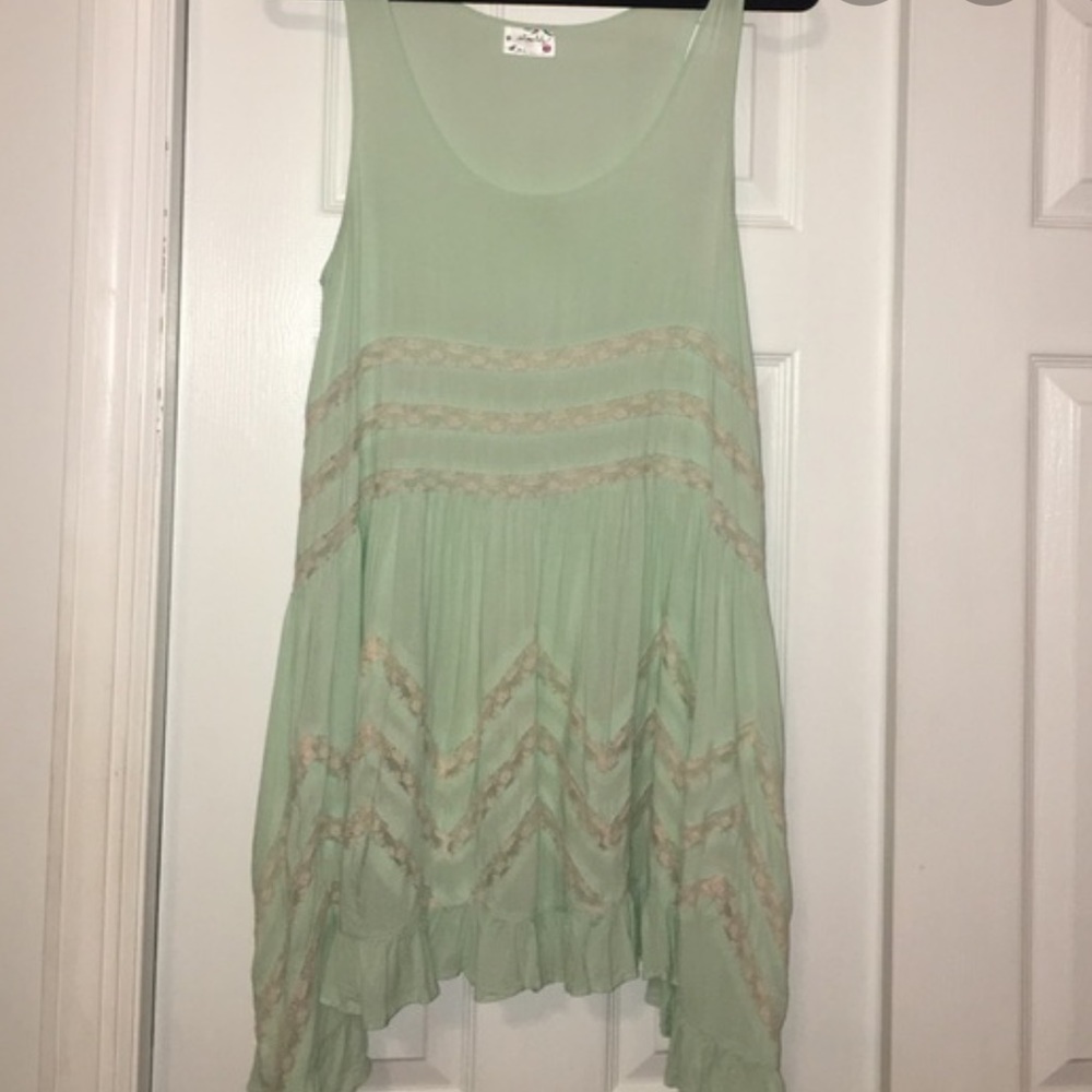 Intimately Free People Mint Slip On